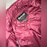 Barbour NEW Wray Fleece Lined Quilted Black Cherry Vest sz 2 Photo 5