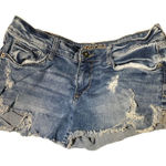 Arizona Jeans ARIZONA Jean Short Shorts Size 0, Distressed 5 pocket zipper and button closure Photo 0