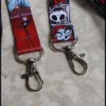 2 Nightmare Before Christmas Ribbon Lanyard Red Photo 2