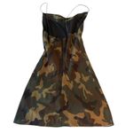 Alice + Olivia  camo mini dress with small cowl neck. Sexy.‎ Small. Camouflage Photo 3