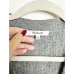 Madewell  Lyle Knit Natural Gray Merino Wool Blend Henley Pullover Sweater Small Photo 4