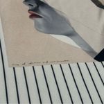 ZARA  Striped High Fashion Woman With Hat Abstract Sleeveless Blouse Top Artsy S Photo 4