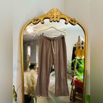 Splits59  taupe brown fleece cropped brooks flare pants small Photo 1