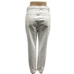 Free People We The  Stella White Hidden Button Fly Distressed Raw Hem Jeans 31 Photo 2