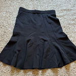 Orsay Skirt Womens Black Fluted Hem Flare Flutter Fit Flare Size Large Photo 0
