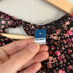 Old Navy 🦋  Pink Floral Mini Dress Smocked Back Casual Spring Stretch Medium Photo 1