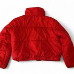 Wild Fable Red puffer jacket with black zipper. . Size M. Photo 1