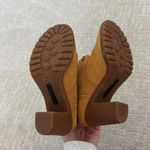 Timberland  Women's Anime Heeled Boots Size Lace Up Wheat Nubuck 3" Heel Photo 11