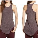 Frank & Eileen $110  Tee Lab - like new! Size S burgundy stripe Photo 1