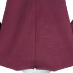 Rebecca Minkoff  Plum Purple V-Neck Black Lambskin Leather Panel Mini Dress Sz 0 Photo 8