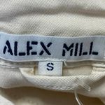 Alex Mill Expedition Women's White Belted Long Sleeve Skinny Overalls Jumpsuit S Photo 5