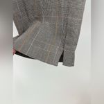 Massimo Dutti  slim chino modal cotton grey check trousers pants size 6 (30) Photo 5