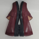 Kate Spade New York Karry Casual Loafers Round Toe Leather Wine Burgundy 6.5M Brown Size 6.5 Photo 10