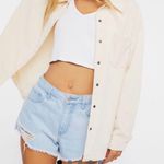 Forever 21 CREAM BUTTONED SHACKET Photo 1