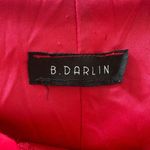 Vintage Early 2000's Bright Fuchsia Pink Beaded Asymmetric Flowy Midi Dress S Photo 6