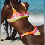 NEW Set! It’s now cool x free people tequila sunrise bikini, size Large Orange Photo 0