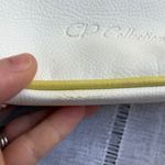 Vintage Cream Shoulder Bag with Pastel Pink and Green Detailing. Photo 11