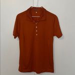 Nike  Golf Dri-Fit Victory Pique Polo Shirt Women’s Large L Orange Photo 1