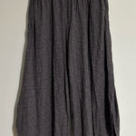 Garnet Hill Oasis Knit Wide-Leg Lounge Pajama Pants Heathered Grey Size Medium Photo 0