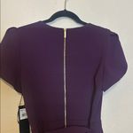 Andrew Marc  Tulip sleeve tie waist jumpsuit in Aubergine Size 8 NWT Photo 9