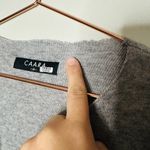 CAARA Women's Light Grey Sweater Knot at Waist Bintu Midi Dress Size Extra Small Gray Photo 9