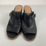 Madewell  Riley Convertible Slingback Block Heel Shoes Black Size 7.5 Photo 3