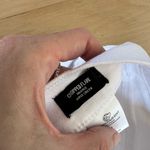 EXPRESS Cropped Flare High Rise Hyper Stretch White Jeans Size 6L NWT Photo 4