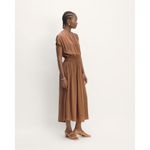 Everlane  The Gathered Midi Dress Size M Photo 2