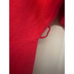 Hot Pink Knit Midi Dress Dolman Sleeve Black Trim Elegant Womens‎ Large NWT Photo 2