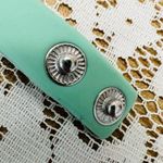 LOVE Slider Charm Bracelet Mint and Coral Pink Photo 7