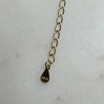 Sensitive "Name Plate" Necklace Gold over Sterling Silver 925 Photo 3