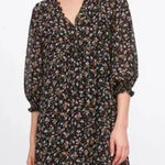 ZARA  FLORAL BABYDOLL BOHEMIAN COTTAGE DRESS Photo 0