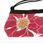 Victoria's Secret Victoria’s Secret Tote Pink Purse with Ivory/Gold Floral Print Photo 4