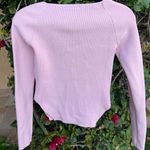 Glassons Ribbed Light Pink Baby Pink Long Sleeve Top Sweater Size Medium Photo 2