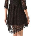 Free People Dress 6 Queens Love Lace Black Goth Whimsigoth Asymmetrical Witchy Photo 1