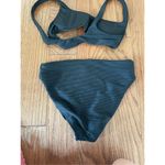 J.crew black ribbedâsquare neck bikini and mid rise bottomâxs Photo 9