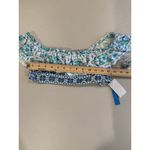 Bleu Rod Beattie NEW Swim Top Womens 8 Ruffle Shoulder/Strapless/Halter Floral Photo 3