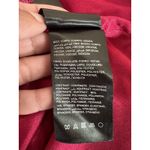 Bebe  Dress Womens 6 Raspberry Pink Chiffon Faux Wrap Midi Sheer 3/4 Sleeve Photo 6