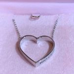 Juicy Couture Retro  Pam & Gela Silver Open Heart Pendant Necklace Photo 1