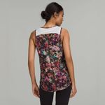 Lululemon  sculpt tank top Floral stencil blossom red multi colored size 4 Photo 5