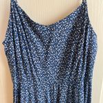 Old Navy Blue and White Pleated Mini Sundress Photo 1