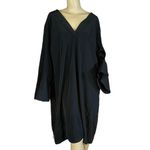 Amanda Uprichard GB X BLACK SHIFT SHIRT DRESS W/BELL SLEEVES (4X) Photo 1