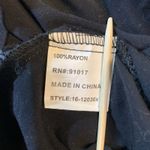 Solitaire  Embroidered‎ Boho Blouse Womens 3X Black Casual Cottage Church  READ Photo 5