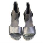Eileen Fisher  Vibe Wedge Sandals GUC $220 Size 6.5       S3525 Photo 4