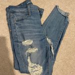 American Eagle High-Rise Crop Ripped Jeans Photo 0