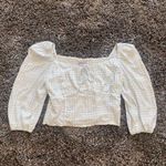 Urban Outfitters Gingham Cropped Blouse Photo 1