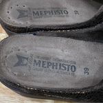 Mephisto “The Satty” Bronze Crackled Leather Clogs Comfort Slides Mules Size 39 Photo 11
