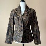 Cato  | Paisley Jacquard Blazer Jacket Sz 6 Photo 0
