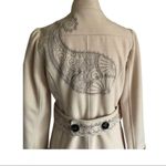 Green Dragon Paisley Embroidered Long Coat Size M Size M Photo 5