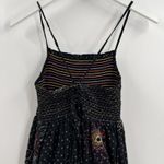 Urban Outfitters ‎ UO Simonette Embroidered Midi Dress Lace Up Back Size Medium Photo 7